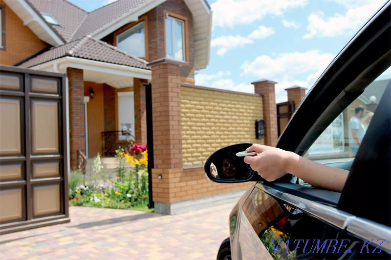 Sliding gates with automation / production from corrugated board and siding Almaty - photo 5