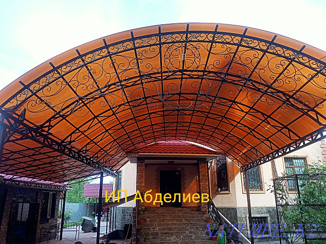 Welder! Canopy from a tile! Polygal canopy! Almaty - photo 2