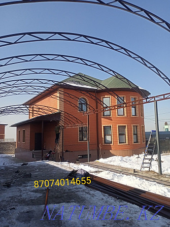 Welder! Canopy from a tile! Polygal canopy! Almaty - photo 5