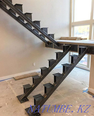 Stairs on a metal frame, production of any design Almaty - photo 4