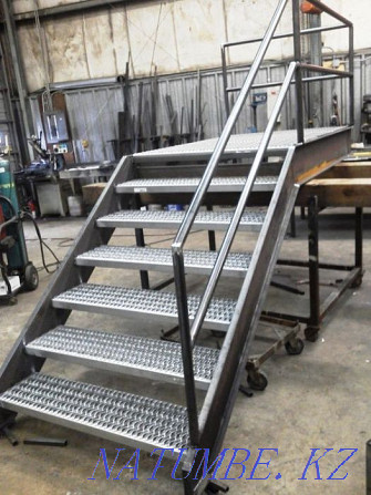 Stairs on a metal frame, production of any design Almaty - photo 5