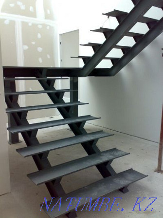 Stairs on a metal frame, production of any design Almaty - photo 7
