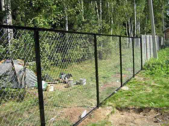 Забор и ограждения из сетки рабица от 8 000 тг за кв.м. Алматы
