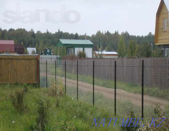 Забор и ограждения из сетки рабица от 8 000 тг за кв.м. Алматы - изображение 5