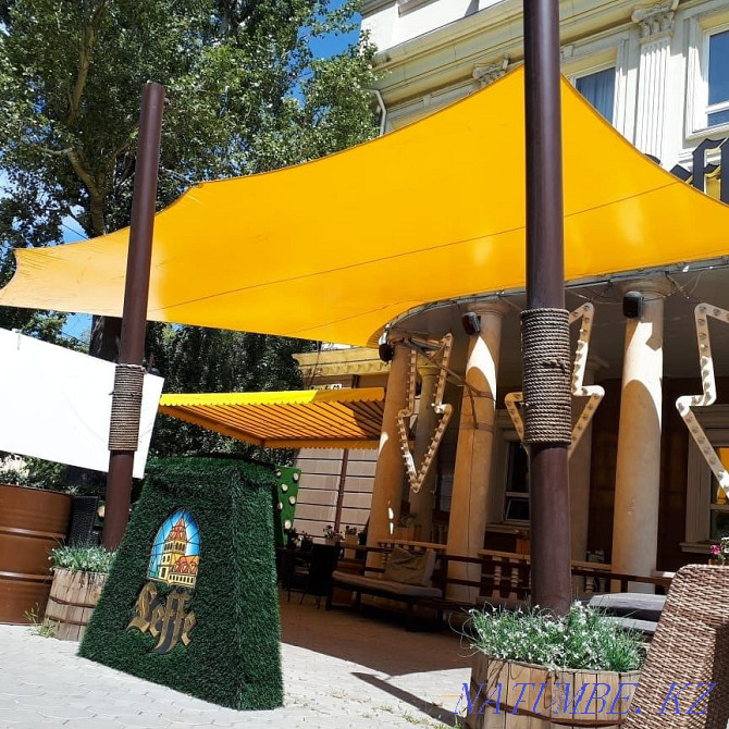 Awning for summer cafe terraces Almaty - photo 2