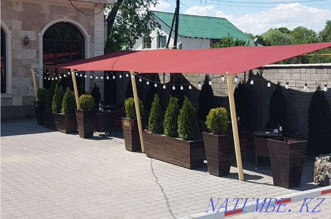 Awning for summer cafe terraces Almaty - photo 6