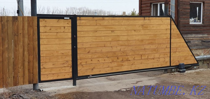 Manufacture and installation of retractable mechanical and automatic gates. Karagandy - photo 1