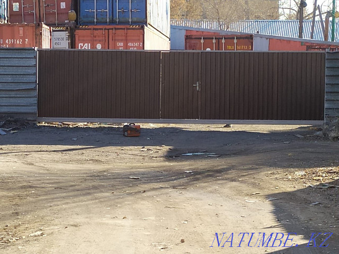 Manufacture and installation of retractable mechanical and automatic gates. Karagandy - photo 2