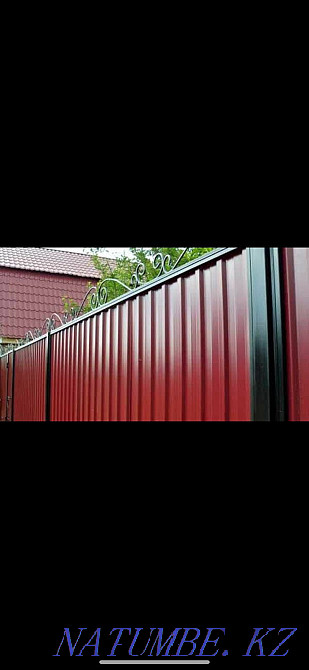 Ворота и заборы из профлиста Петропавловск - изображение 2