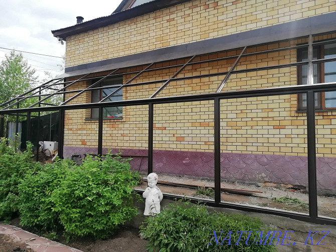 Fences, gates, lattices, open-air cages, peaks, shops, canopies Karagandy - photo 1