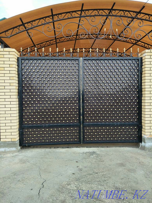 Кованные ворота,навес,решетки,перила,дверь Уральск - изображение 6