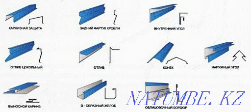 Вентиляцыонные трубы,парапеты отливы оконные,вент трубы зонты. Астана - изображение 5