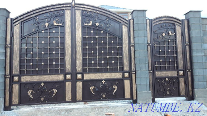 Сварочные услуги, Откатные ворота, Ворота,Перила,Навес, Астана - изображение 5