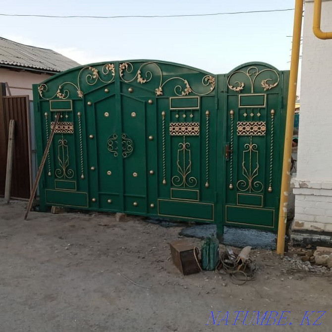 Сварочные услуги, Откатные ворота, Ворота,Перила,Навес, Астана - изображение 4