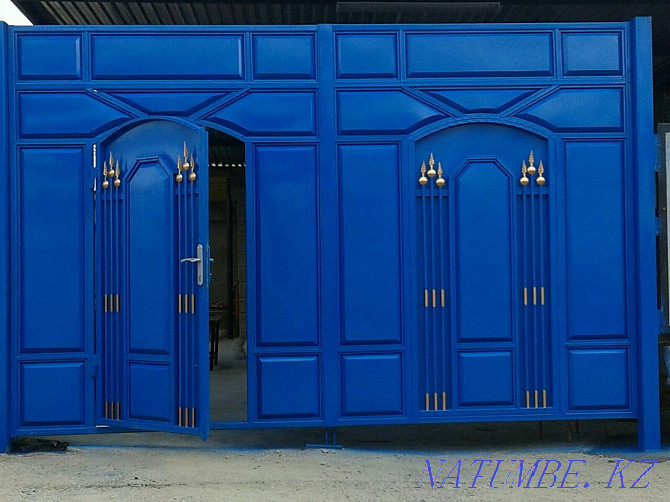 Сварочные услуги, Откатные ворота, Ворота,Перила,Навес, Астана - изображение 1