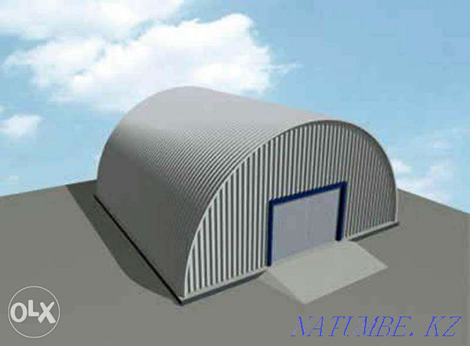 Ангар арочный - альтернатива капитальному строительству! Актобе - изображение 1