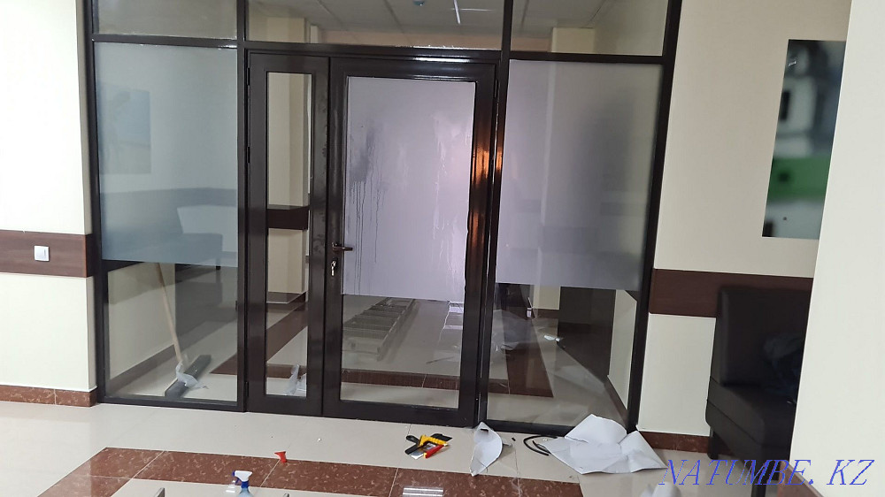 Стеклянные перегородки. Душевые перегородки Петропавловск - изображение 8