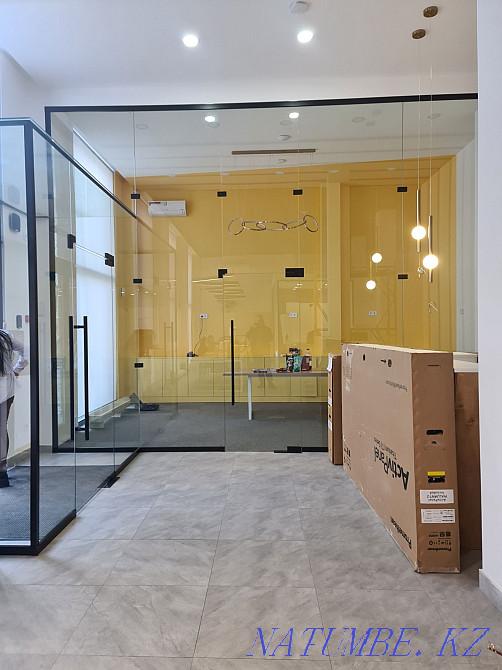 Стеклянные перегородки. Душевые перегородки Петропавловск - изображение 2