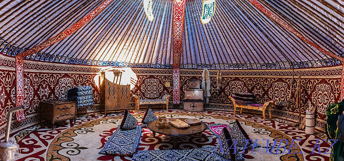 Yurt, national furniture, chest, table, couch, weapons, musical instruments Kostanay - photo 5