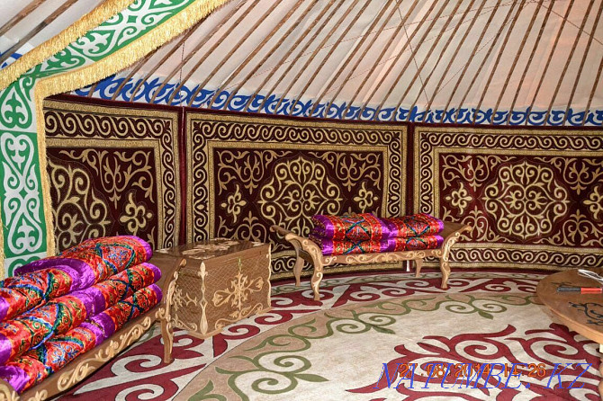 Yurt, national furniture, chest, table, couch, weapons, musical instruments Kostanay - photo 7