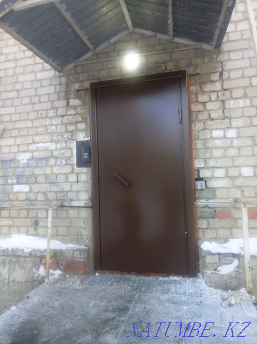 Подъездные металлические двери также под домофон Петропавловск - изображение 2