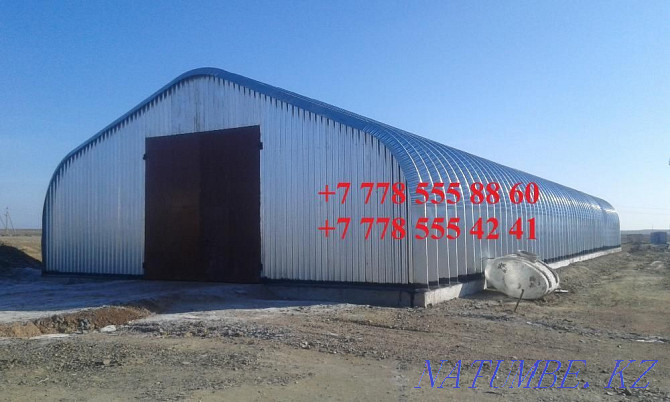 Hangars, collapsible, straight-walled Astana - photo 1