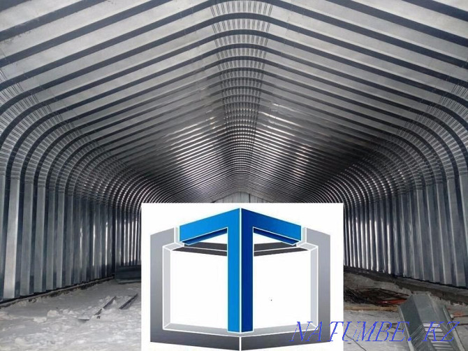 Collapsible hangars, service stations, car wash, warehouses, workshop, storage Astana - photo 6