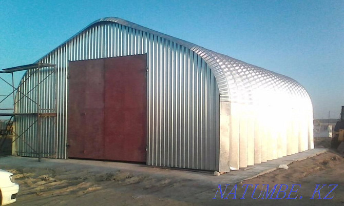 Collapsible hangars, service stations, car wash, warehouses, workshop, storage Astana - photo 1