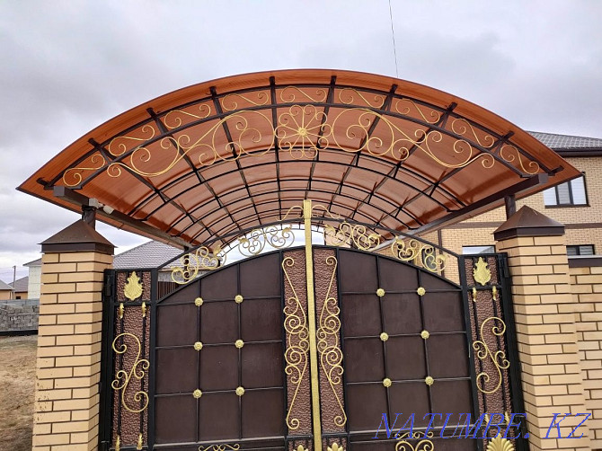 Forged gates, awnings, gates, gratings, railings, visors Aqsay - photo 6