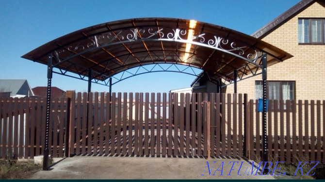 Forged gates, awnings, gates, gratings, railings, visors Aqsay - photo 4