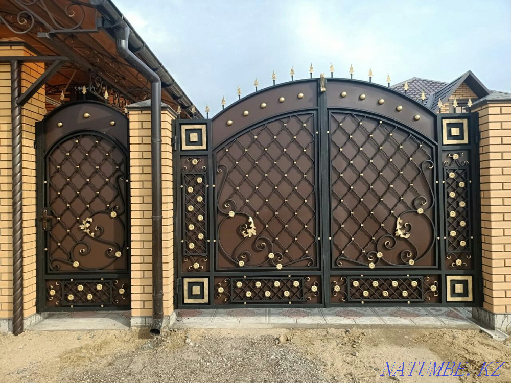 Forged gates, awnings, gates, gratings, railings, visors Aqsay - photo 3