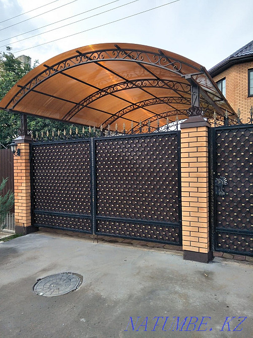 Forged gates, awnings, gates, gratings, railings, visors Aqsay - photo 2