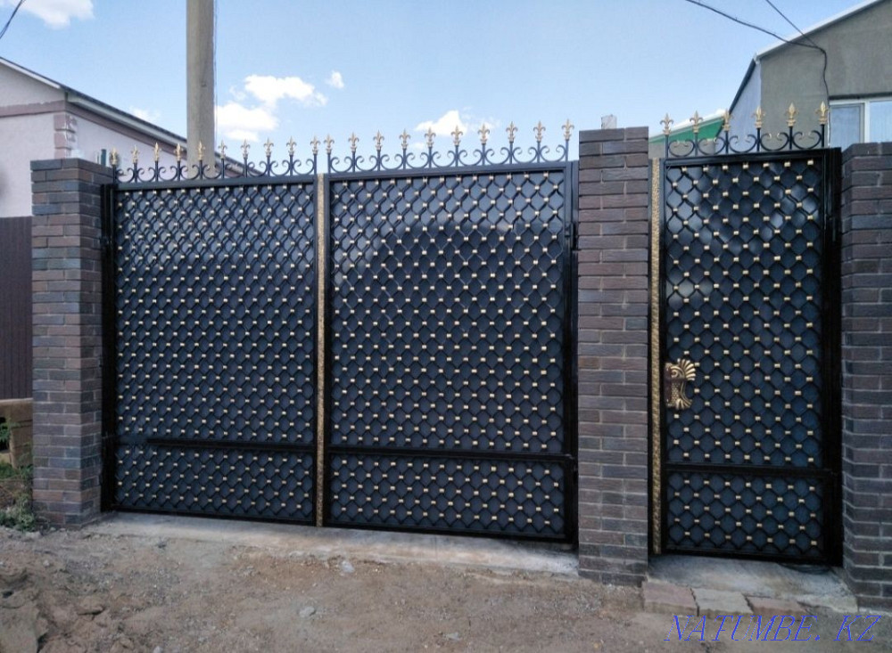 Forged gates, awnings, gates, gratings, railings, visors Aqsay - photo 7