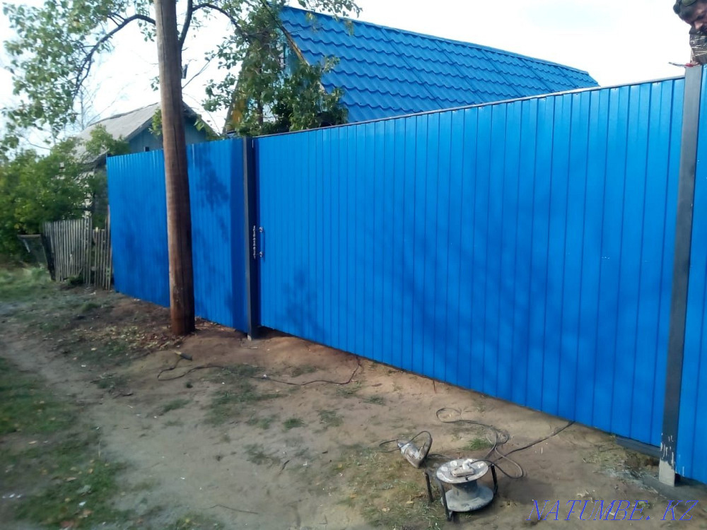 Тапсырыс бойынша қоршаулар, шлагбаумдар, қақпалар, қақпалар 8000 ш.м  Қостанай  - изображение 8