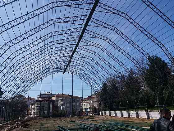 Спортивные ангары залы конструкции крытые каркасные Астана