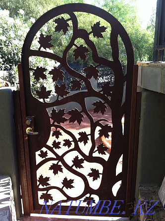 Дизайнерские ворота заборы перила секционные перегородки ограждения Алматы - изображение 5