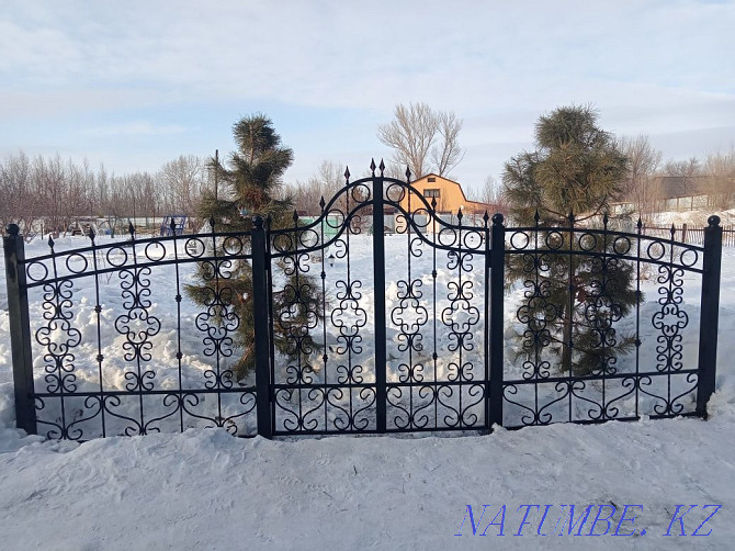Ворота, решетки, заборы, козырьки, навесы, металлоконструкции, ковка. Актобе - изображение 4