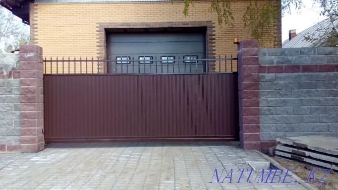 Sliding (retractable) automatic gates according to your design Pavlodar - photo 8