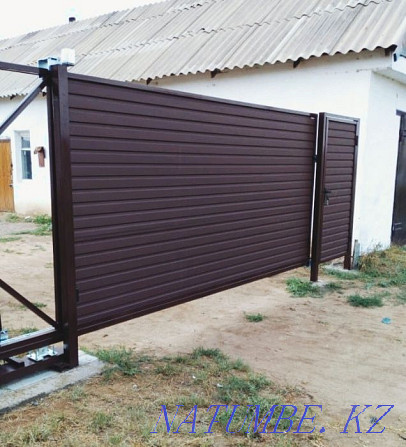 Sliding (retractable) automatic gates according to your design Pavlodar - photo 1