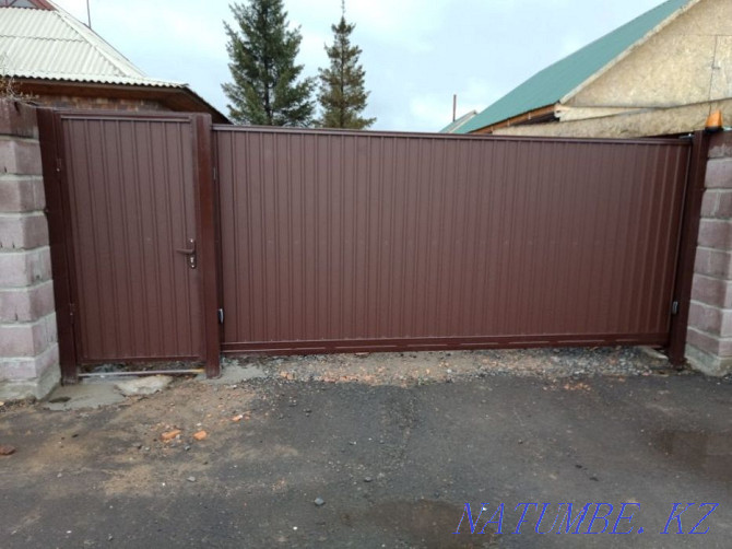 Sliding (retractable) automatic gates according to your design Pavlodar - photo 2