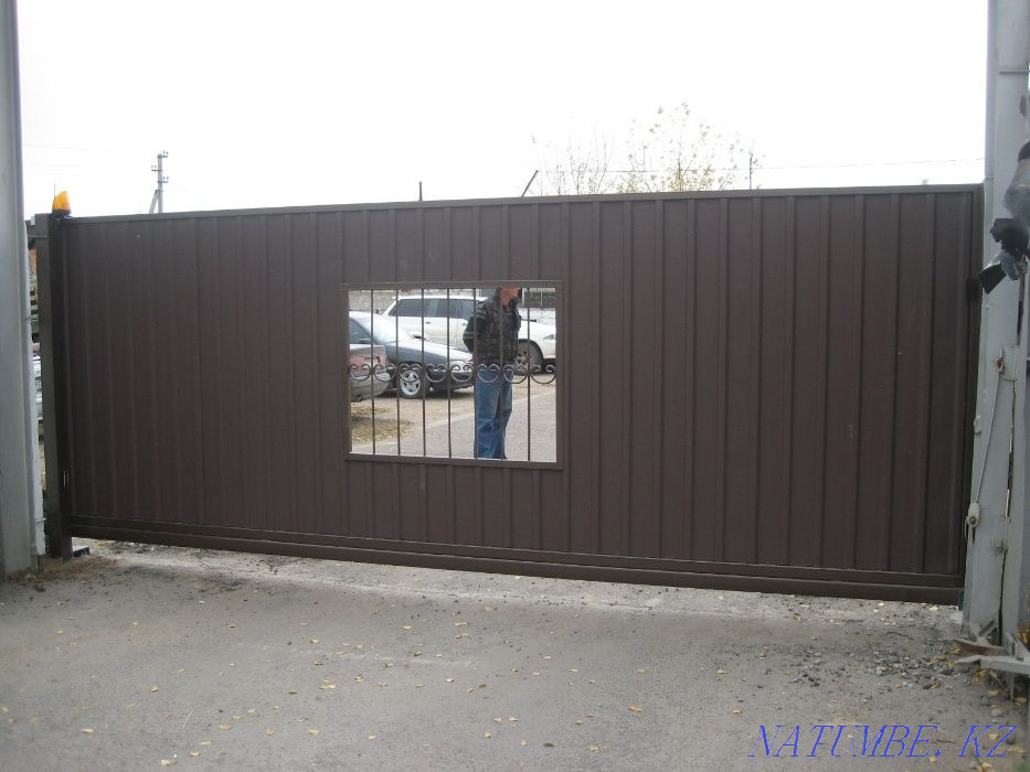 Сіздің дизайныңыз бойынша жылжымалы (тартылатын) автоматты қақпалар  Павлодар  - изображение 3