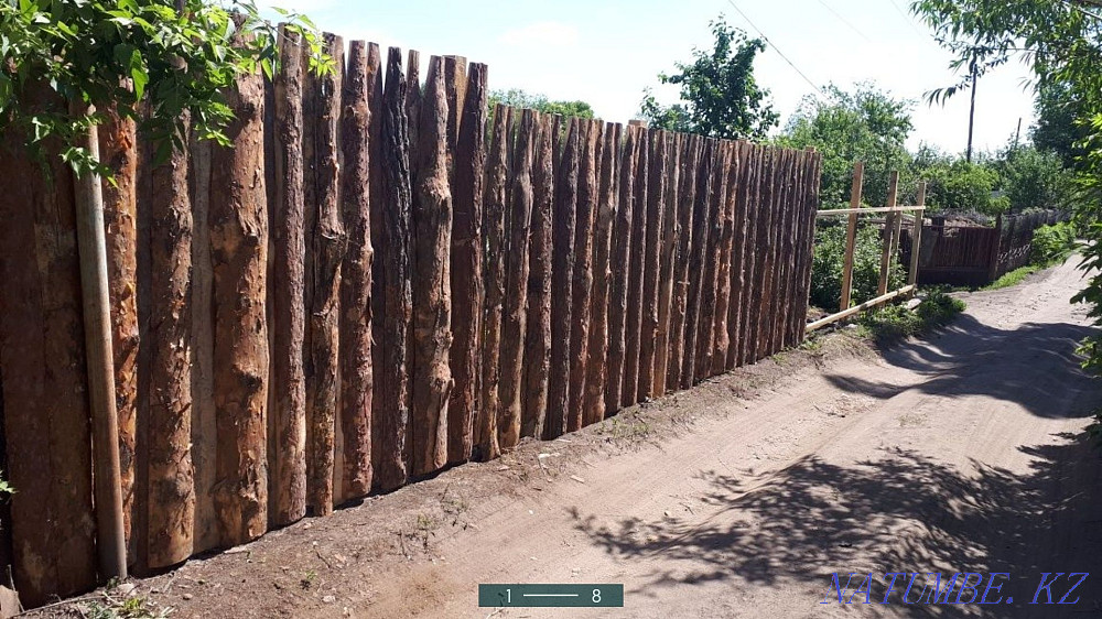 Fence height 2 meters (wooden) Kostanay - photo 1