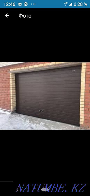 Секционные ворота, гаражные ворота Алматы - изображение 1