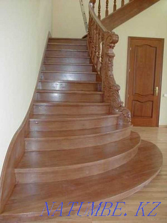 Изготовление лестницы из дерева. А?аштан лестница жасаймыз Алматы - изображение 3