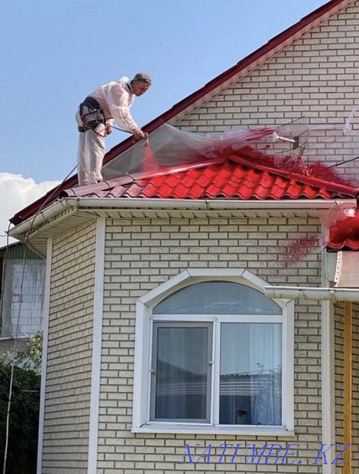 Покраска оцинкованной крыши Алматы - изображение 1