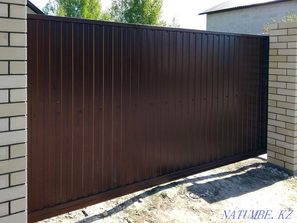 Жылжымалы қақпалар. Автоматты қақпалар.  Қостанай  - изображение 1