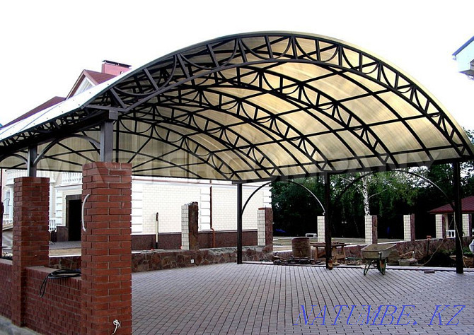 MANUFACTURING AND INSTALLATION: Gates, Fences, Canopies, Arbors, Booths ocher, etc. Almaty - photo 3