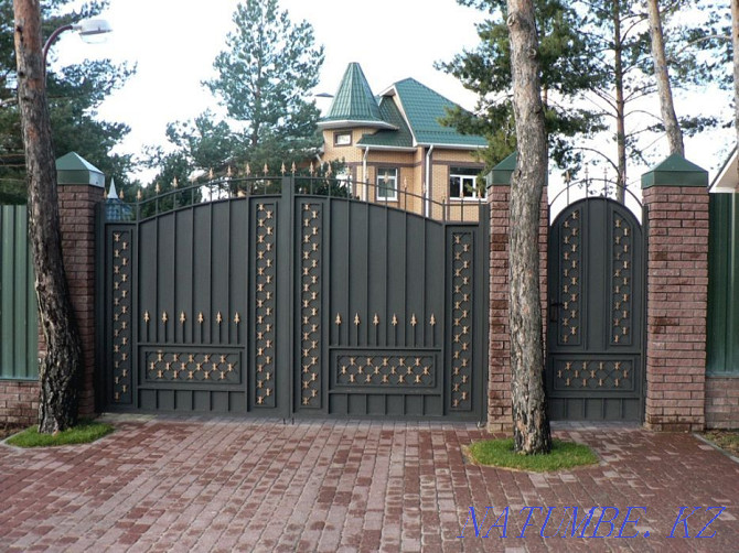 MANUFACTURING AND INSTALLATION: Gates, Fences, Canopies, Arbors, Booths ocher, etc. Almaty - photo 2