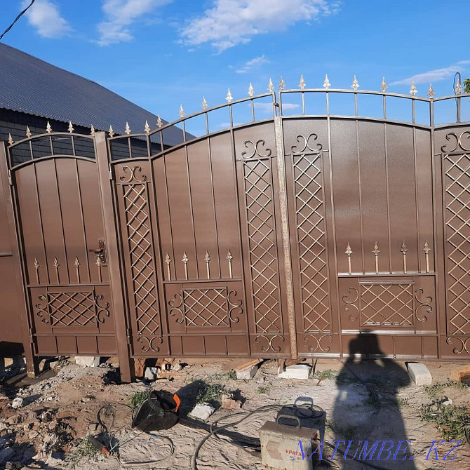 Заборы навесы ворота Перила двери решётки и многое другое Павлодар - изображение 3