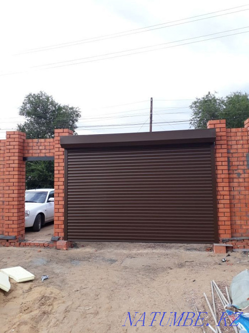 Ворота рольставни гаражные секционные , ремонт ворот и автоматики Актобе - изображение 5